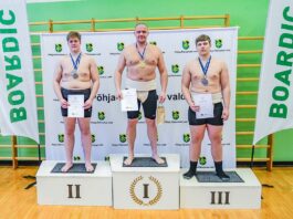 ROMAN SVIRIDOV Kehrast tuli Eesti sumomeistriks