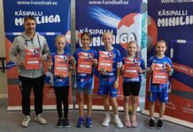 Kehra ja Aruküla käsipallitüdrukud võitsid miniliigas esikohti