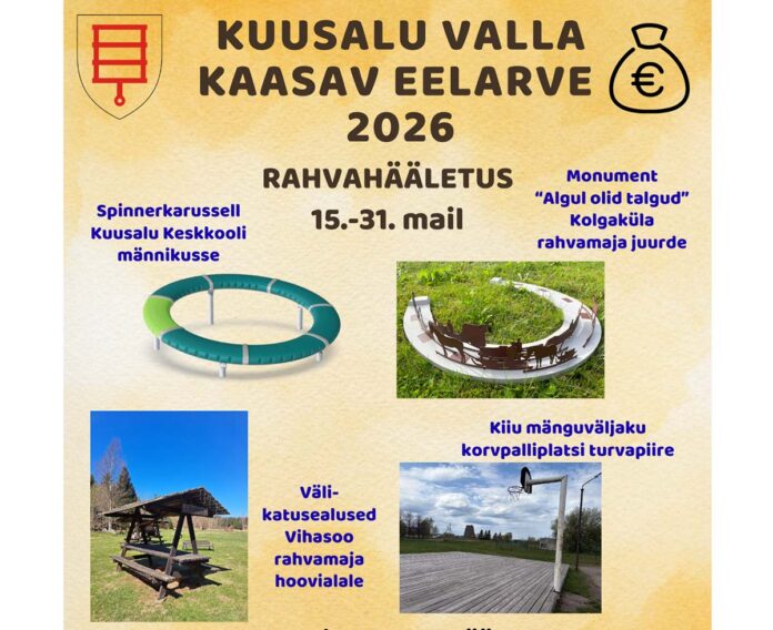 Kaasav eelarve 2026 plakat