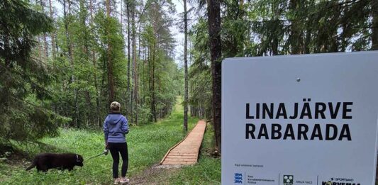 Põhja-Kõrvemaal sai valmis riigitoetuse eest rajatud Linajärve laudtee